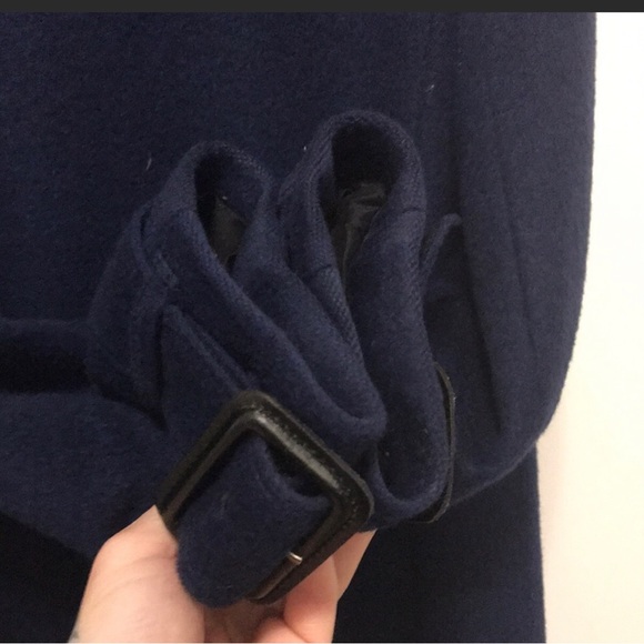 Burberry blue angora x wool coat - size 4 (authentic) - Picture 8 of 11